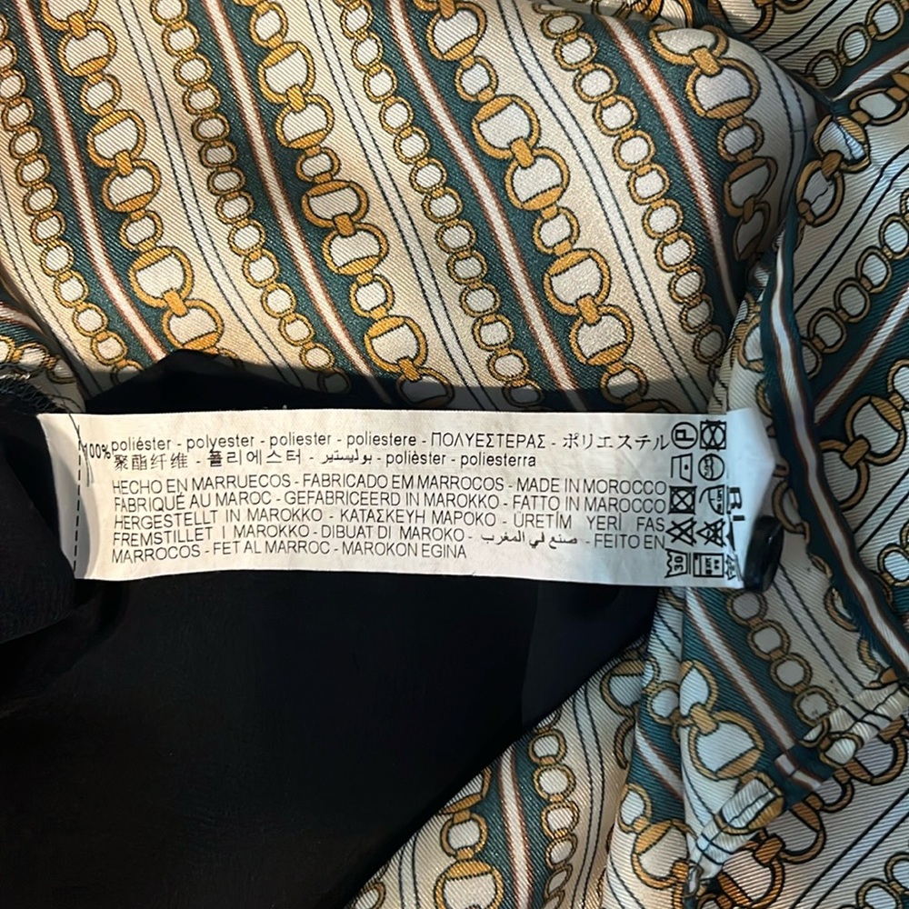 Zara Multi Graphic & Color Block 2-Tone Oversized… - image 6